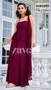 Zaveri Skypio Exclusive Wedding Wear Georgette Embroidery Work Ready Made Collection